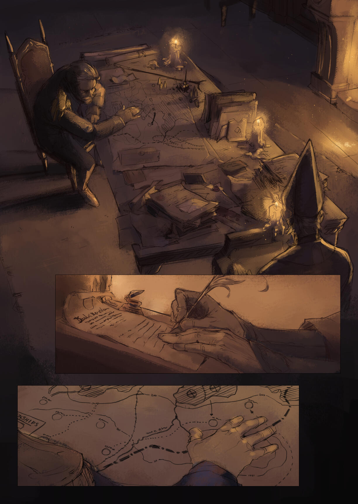 Sample Page 7 (Linework) Sample Page 7 (Linework)